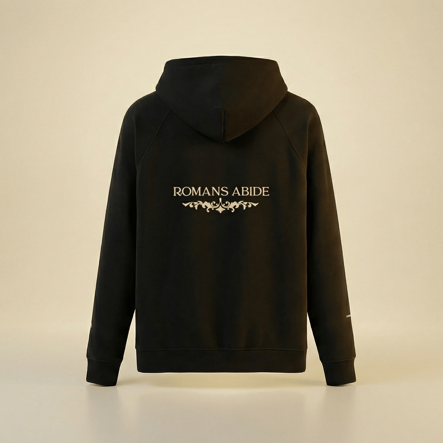 Brushed Hoodie with Romans Abide Signature