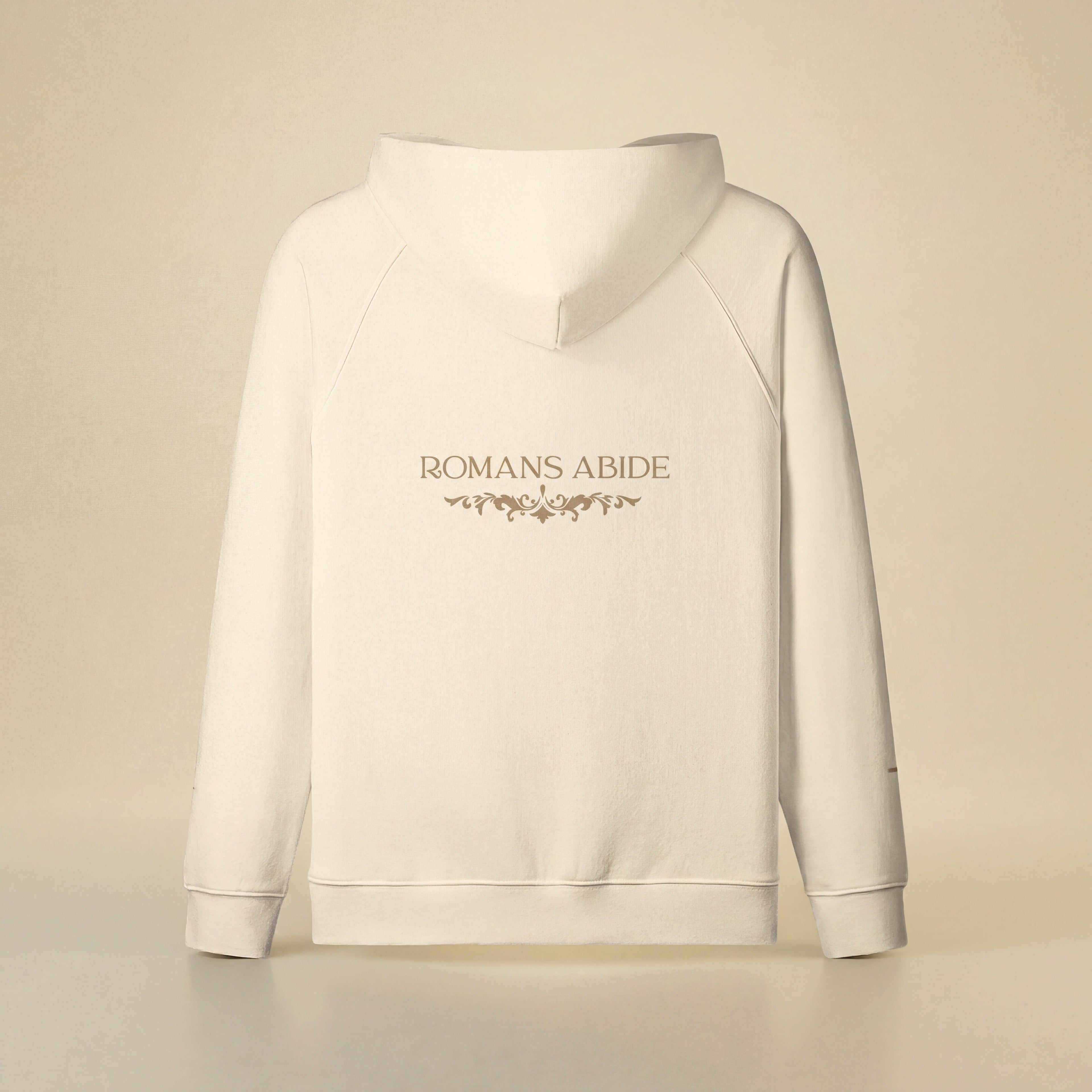 Brushed Hoodie with Romans Abide Signature