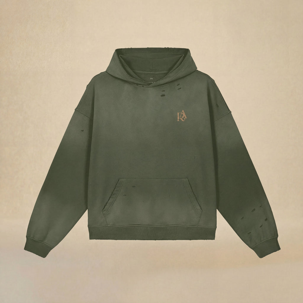 Oversized Hoodie with Romans Abide Signature