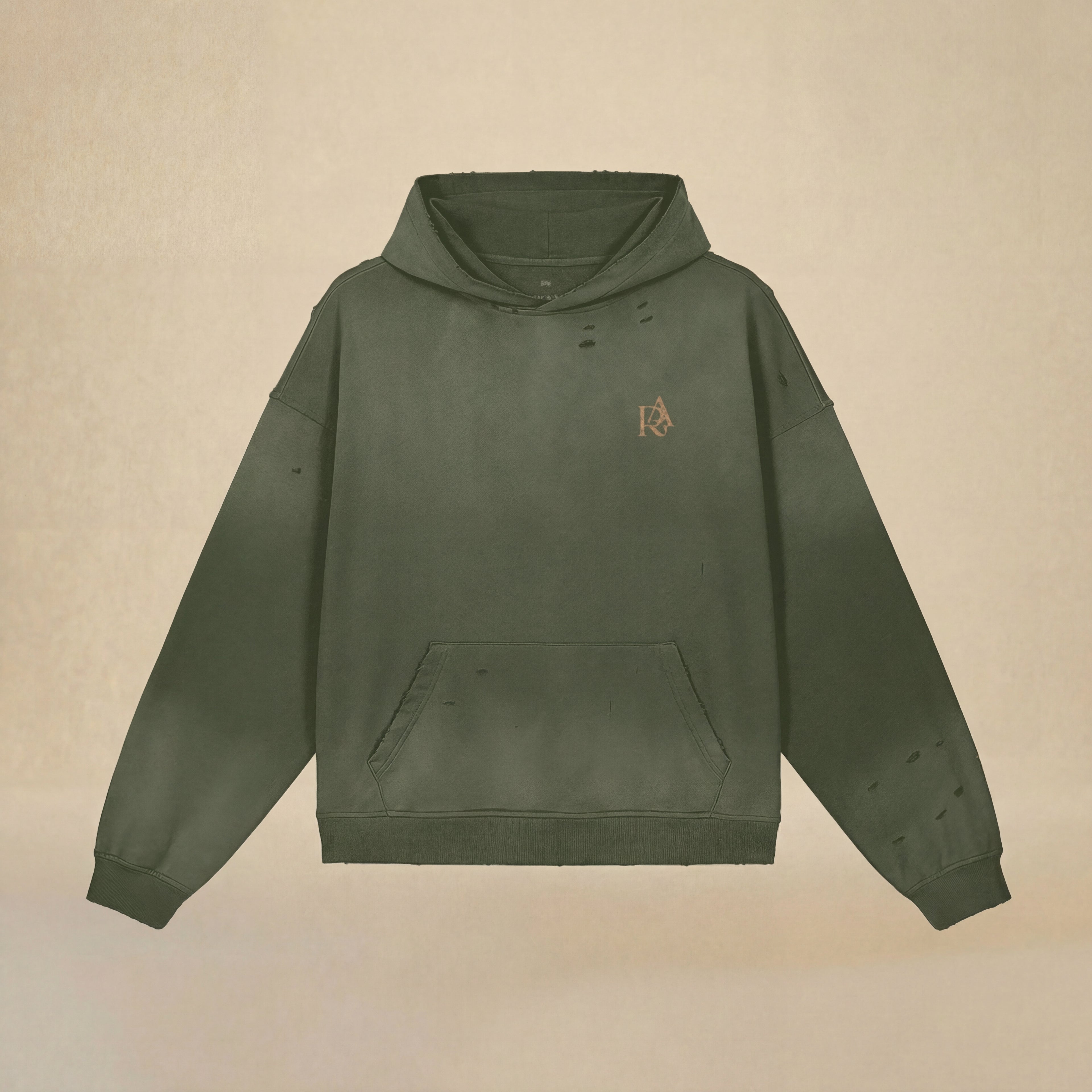 Oversized Hoodie with Romans Abide Signature